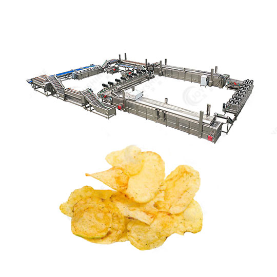 Línea de producción automática de papas chips